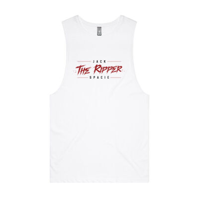 Jack the Ripper Spacie White Tank Thumbnail